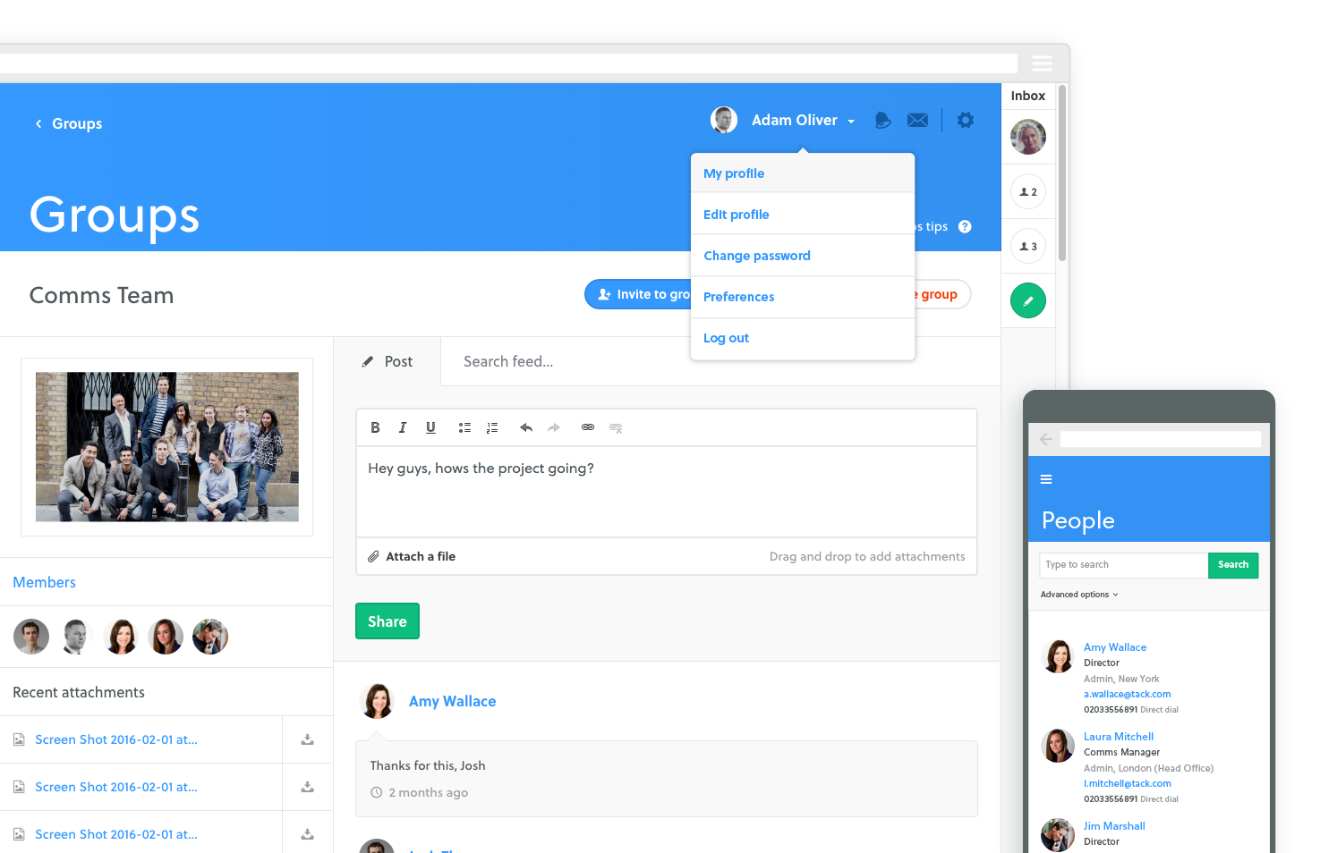 Twine Intranet SaaS